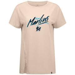 Miami Marlins Levelwear Women's Influx Sizzle T-Shirt On Sale
