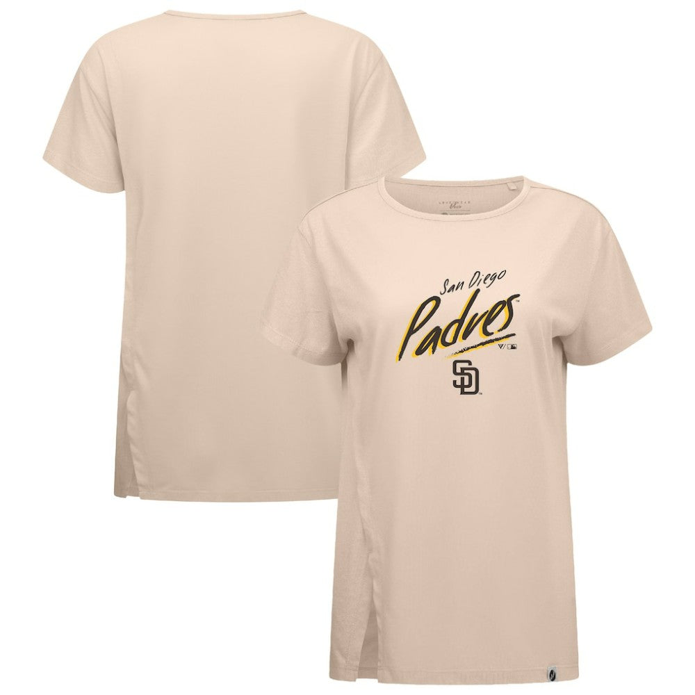 San Diego Padres Levelwear Women's Influx Sizzle T-Shirt On Sale