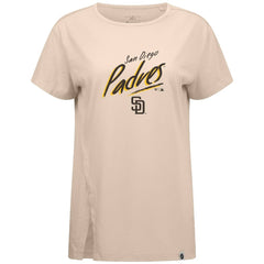 San Diego Padres Levelwear Women's Influx Sizzle T-Shirt On Sale