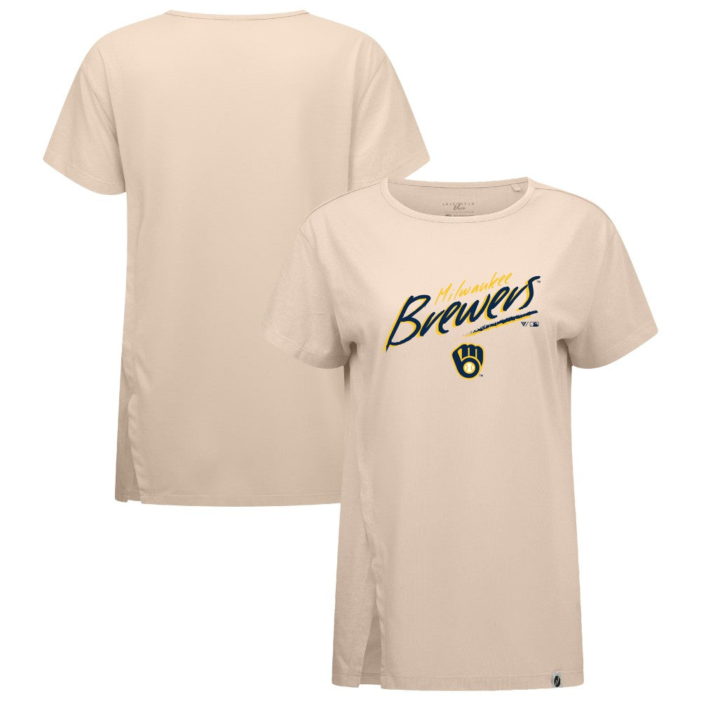 Milwaukee Brewers Levelwear Women's Influx Sizzle T-Shirt Online