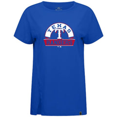 Texas Rangers Levelwear Women's Influx Banner Arch T-Shirt Near Me