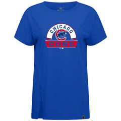 Chicago Cubs Levelwear Women's Influx Banner Arch T-Shirt Sale