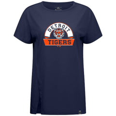 Detroit Tigers Levelwear Women's Influx Banner Arch T-Shirt for sale