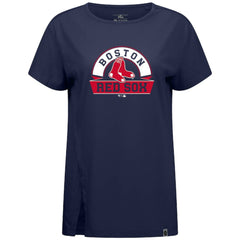 Boston Red Sox Levelwear Women's Influx Banner Arch T-Shirt Sale