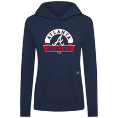 Atlanta Braves Levelwear Women's Relay Banner Arch Long Sleeve T-Shirt Hoodie Near Me