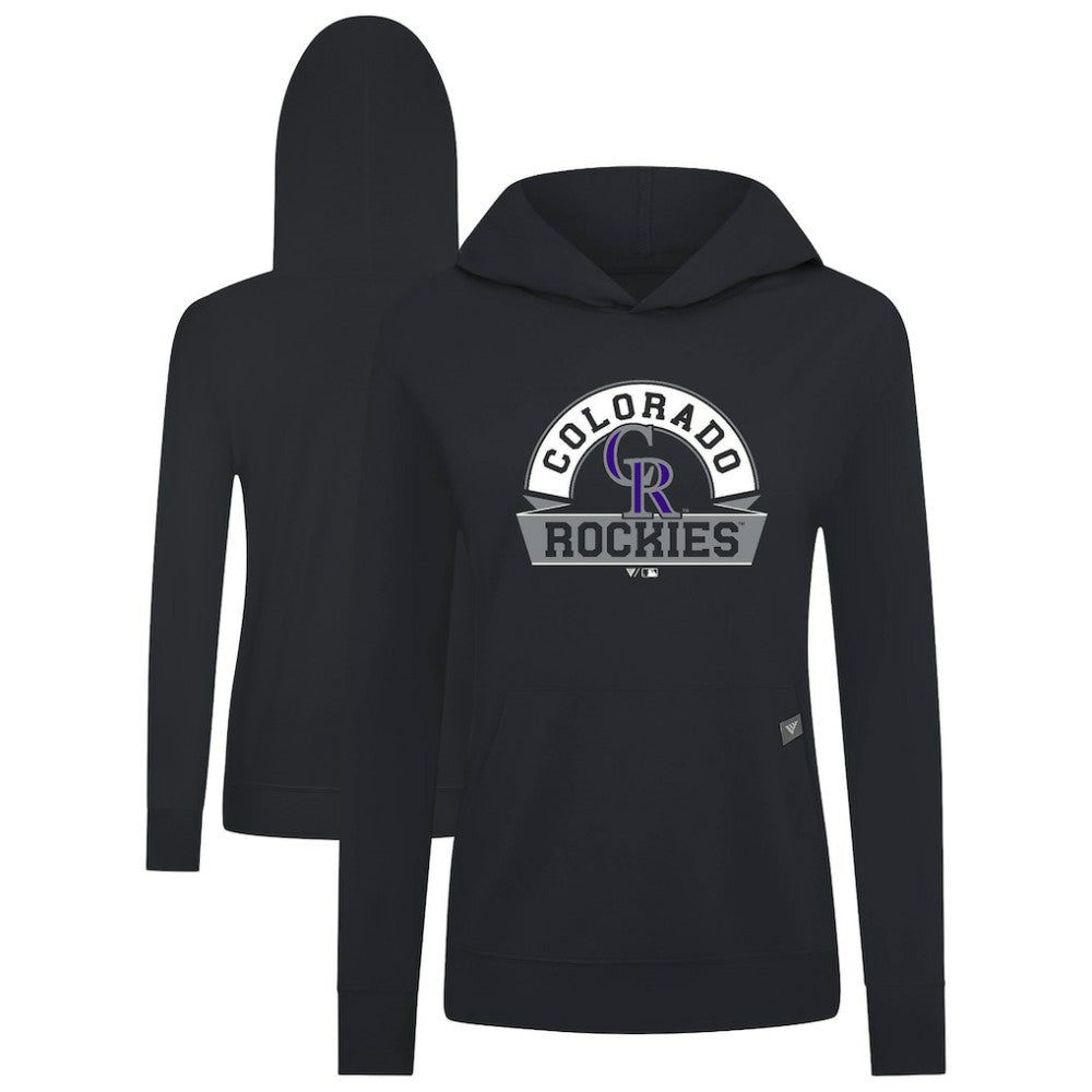 Colorado Rockies Levelwear Women's Relay Banner Arch Long Sleeve T-Shirt Hoodie Online