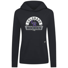 Colorado Rockies Levelwear Women's Relay Banner Arch Long Sleeve T-Shirt Hoodie Online