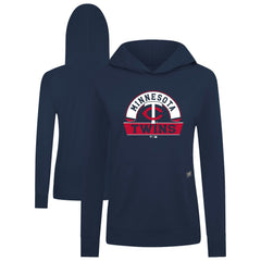 Minnesota Twins Levelwear Women's Relay Banner Arch Long Sleeve T-Shirt Hoodie On Sale