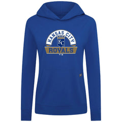 Kansas City Royals Levelwear Women's Relay Banner Arch Long Sleeve T-Shirt Hoodie On Sale