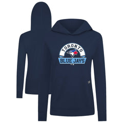 Toronto Blue Jays Levelwear Women's Relay Banner Arch Long Sleeve T-Shirt Hoodie Clearance