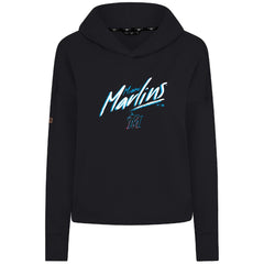 Miami Marlins Levelwear Women's Sweet Sizzle Tri-Blend Hoodie Lifestyle
