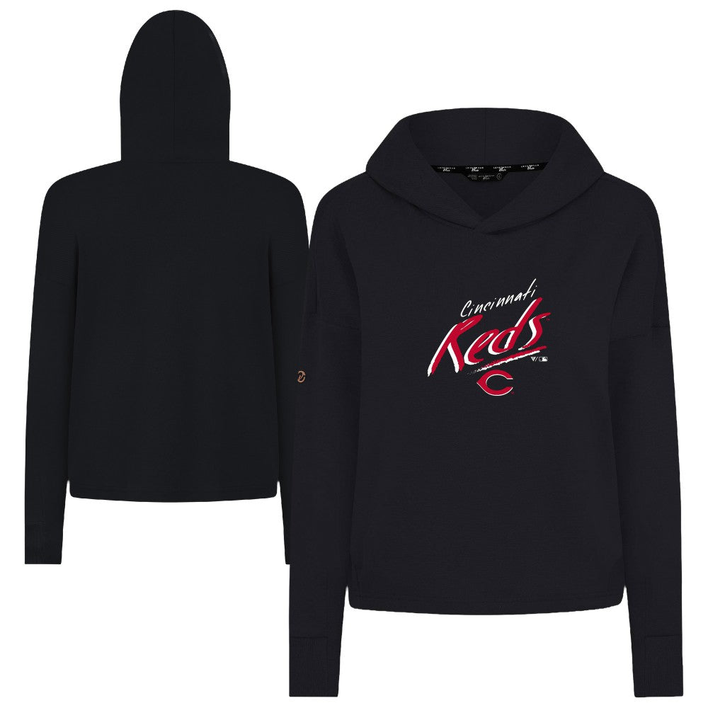 Cincinnati Reds Levelwear Women's Sweet Sizzle Tri-Blend Hoodie Sale