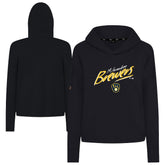 Milwaukee Brewers Levelwear Women's Sweet Sizzle Tri-Blend Hoodie On Sale
