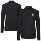 Pittsburgh Pirates Levelwear Women's Upright Insignia 2.0 Quarter-Zip Tri-Blend Top Online