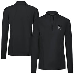 Kansas City Royals Levelwear Women's Upright Insignia 2.0 Quarter-Zip Tri-Blend Top Sale