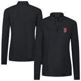 Boston Red Sox Levelwear Women's Upright Insignia 2.0 Quarter-Zip Tri-Blend Top Online