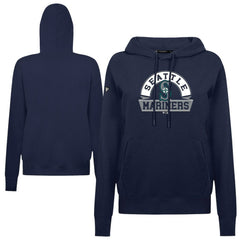 Seattle Mariners Levelwear Women's Adorn Banner Arch Hoodie On Sale