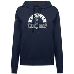 Seattle Mariners Levelwear Women's Adorn Banner Arch Hoodie On Sale
