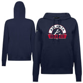 Atlanta Braves Levelwear Women's Adorn Banner Arch Hoodie Clearance