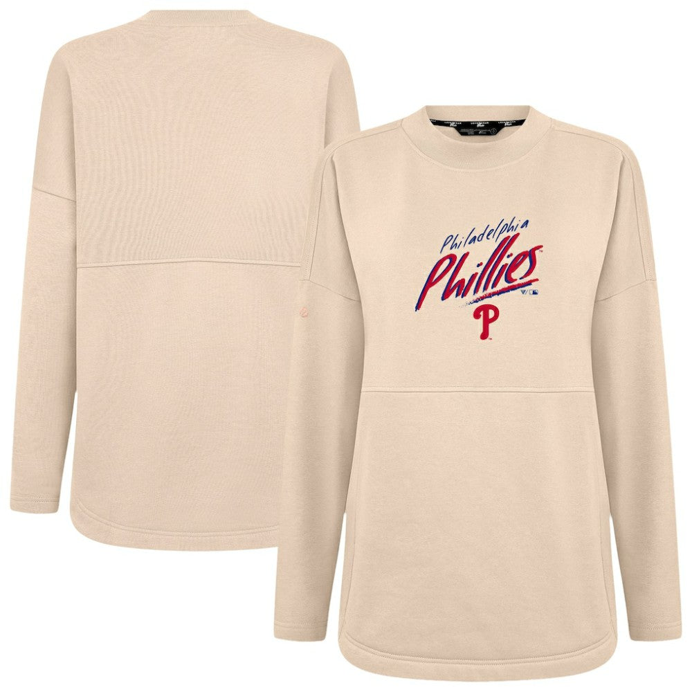 Philadelphia Phillies Levelwear Women's Oversized Beaudry Sizzle Top Clearance