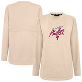 Philadelphia Phillies Levelwear Women's Oversized Beaudry Sizzle Top Clearance