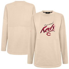 Cincinnati Reds Levelwear Women's Oversized Beaudry Sizzle Top Clearance