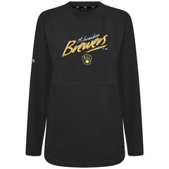 Milwaukee Brewers Levelwear Women's Oversized Beaudry Sizzle Top Sale