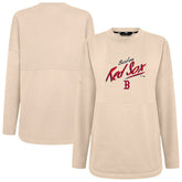 Boston Red Sox Levelwear Women's Oversized Beaudry Sizzle Top Sale