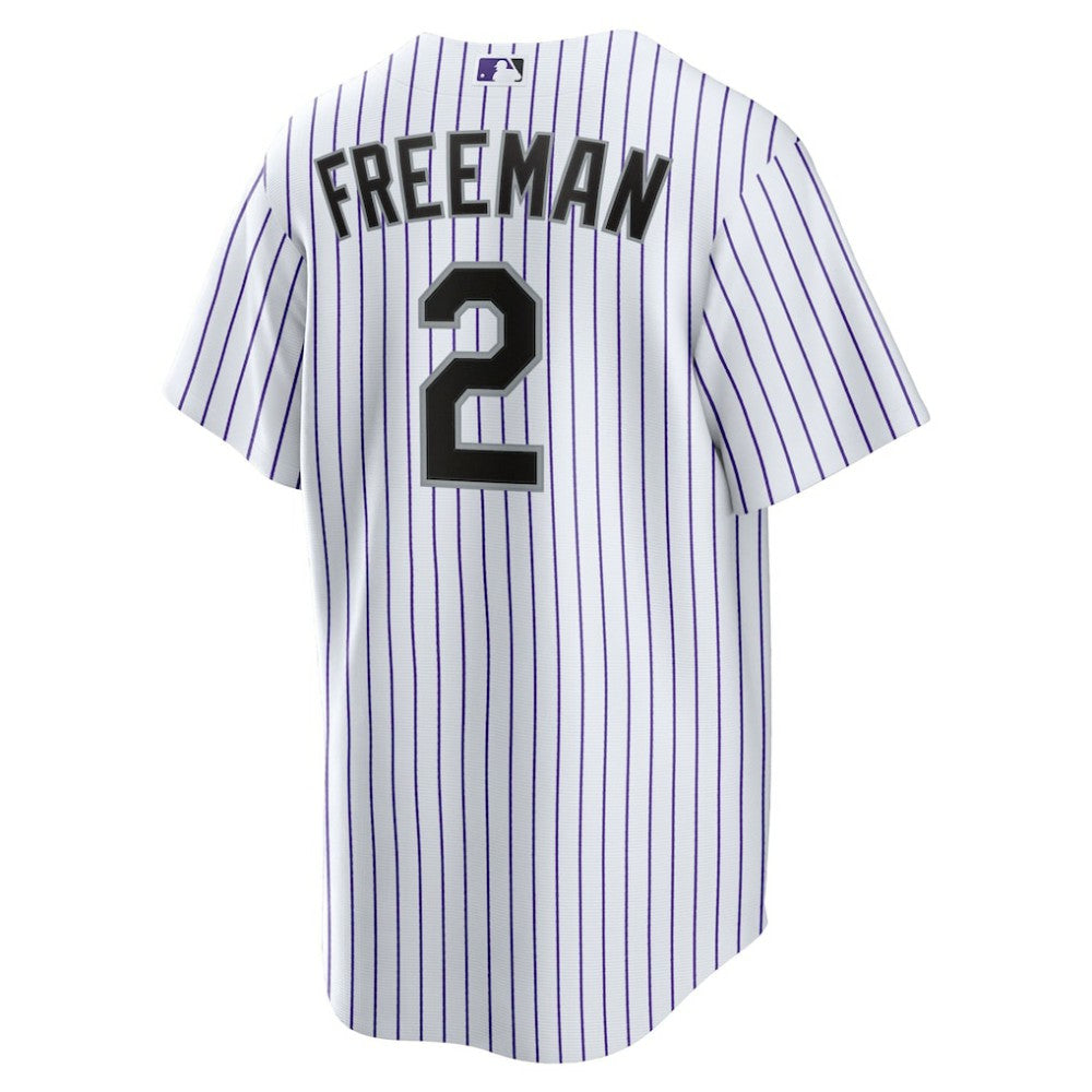 Tyler Freeman Colorado Rockies Nike Youth Home Replica Jersey - White | MLB Jerseys