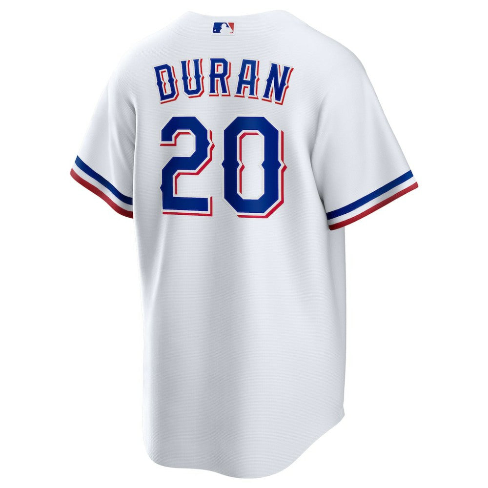 Ezequiel Duran Texas Rangers Nike Youth Home Replica Jersey - White | MLB Jerseys