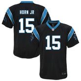 Jimmy Horn Jr. Carolina Panthers Youth Team Game Jersey Black - Nike