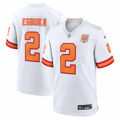 Emeka Egbuka '76 Tampa Bay Buccaneers Alternate 50th Season Game Jersey '76 White - Nike