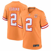Emeka Egbuka Tampa Bay Buccaneers Alternate 2 50th Season Game Jersey Creamsicle - Nike
