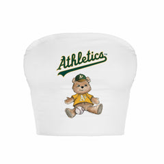Athletics Tiny Turnip Women's Teddy Bear Crop Tube Top Online