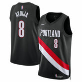 Nike - Deni Avdija Portland Trail Blazers Unisex Swingman Jersey - Icon Edition - Black