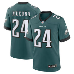Andrew Mukuba Philadelphia Eagles Team Game Jersey Midnight Green - Nike