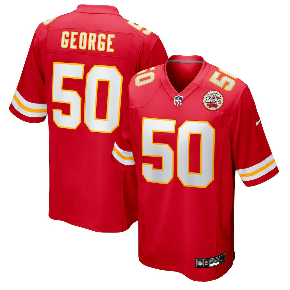 Brandon George Kansas City Chiefs Team Game Jersey Red - Nike