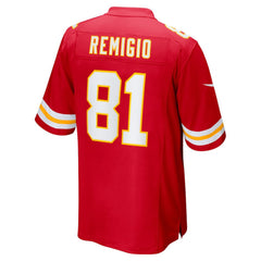 Nikko Remigio Kansas City Chiefs Team Game Jersey Red - Nike