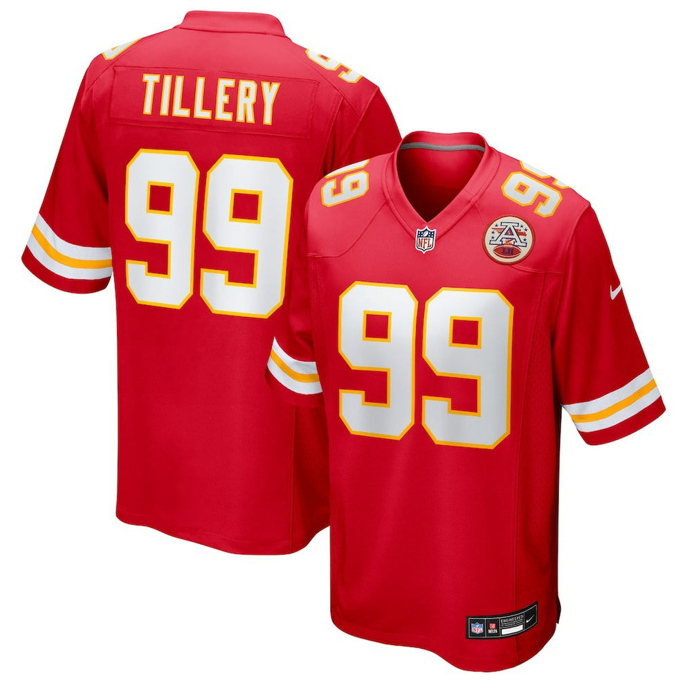 Jerry Tillery Kansas City Chiefs Team Game Jersey Red - Nike