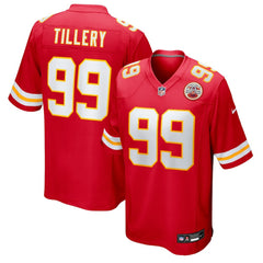 Jerry Tillery Kansas City Chiefs Team Game Jersey Red - Nike