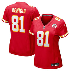 Nikko Remigio Kansas City Chiefs Women's Team Game Jersey Red - Nike