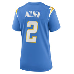 Elijah Molden Los Angeles Chargers Women's Team Game Jersey Powder Blue - Nike
