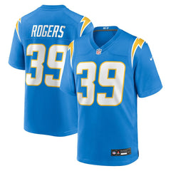 Eric Rogers Los Angeles Chargers Team Game Jersey Powder Blue - Nike