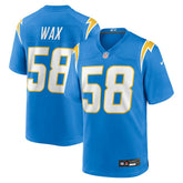 Marlowe Wax Los Angeles Chargers Team Game Jersey Powder Blue - Nike