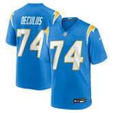 Austin Deculus Los Angeles Chargers Team Game Jersey Powder Blue - Nike