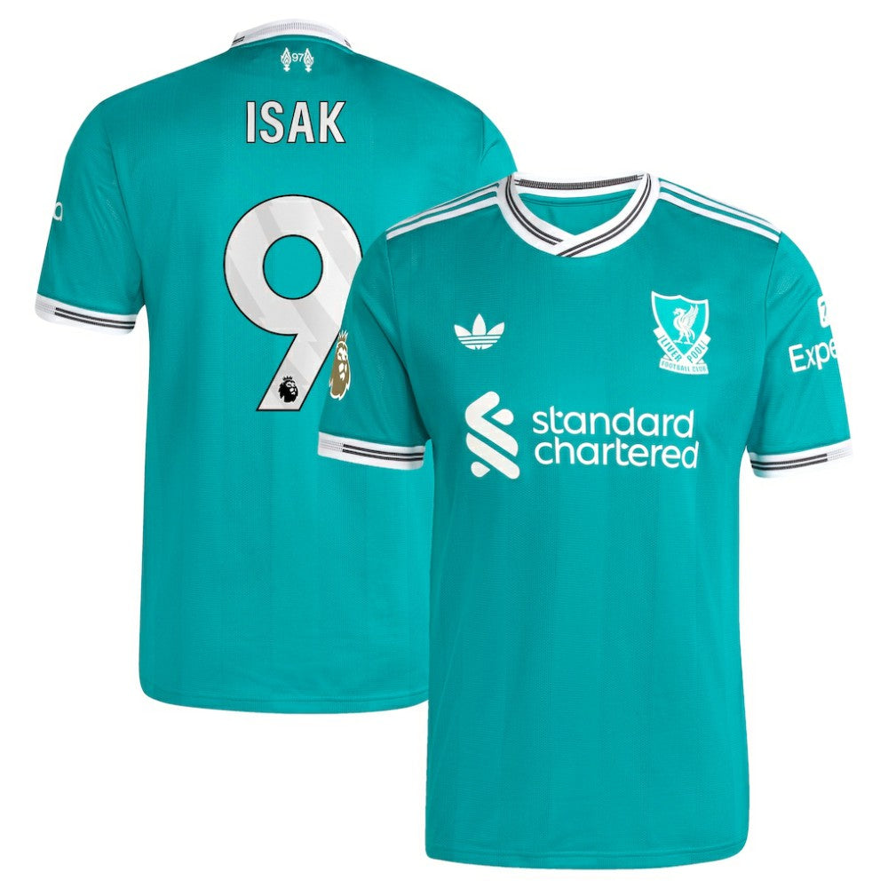 Adidas Alexander Isak Liverpool 2025/26 Third Player Jerseys - Green