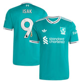 Adidas Alexander Isak Liverpool 2025/26 Third Player Jerseys - Green