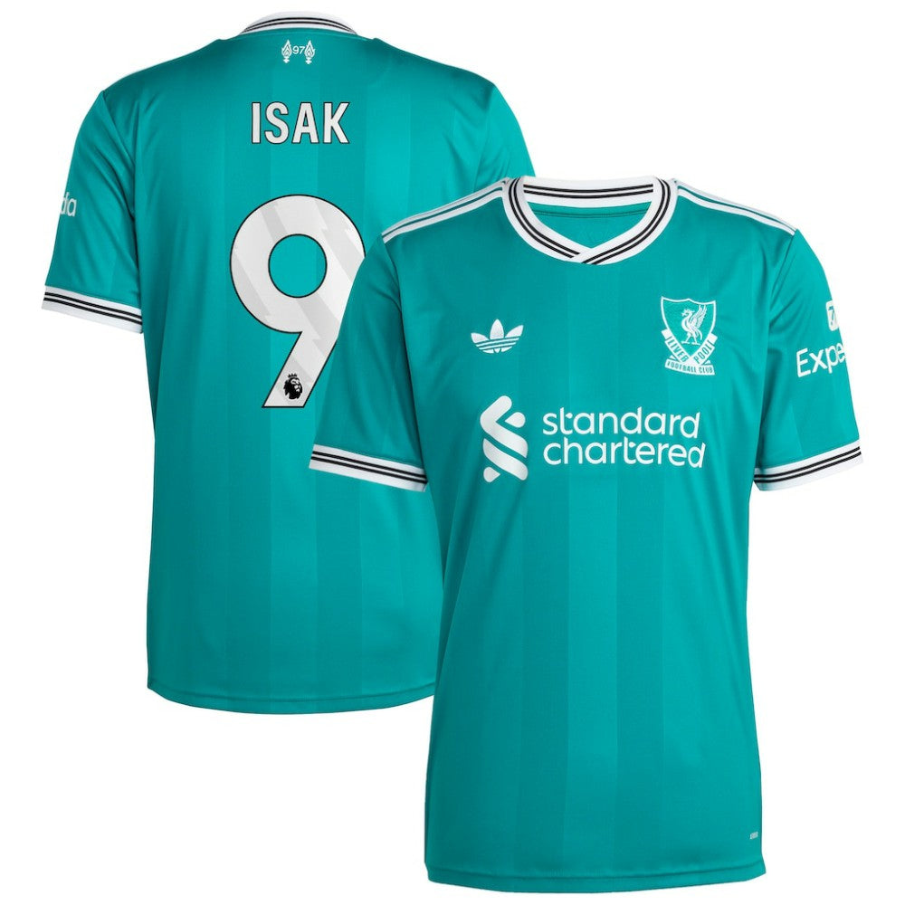 Adidas Alexander Isak Liverpool 2025/26 Third Replica Player Jerseys - Green
