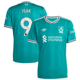 Adidas Alexander Isak Liverpool 2025/26 Third Replica Player Jerseys - Green