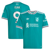 Adidas Alexander Isak Liverpool Youth 2025/26 Third Replica Player Jerseys - Green